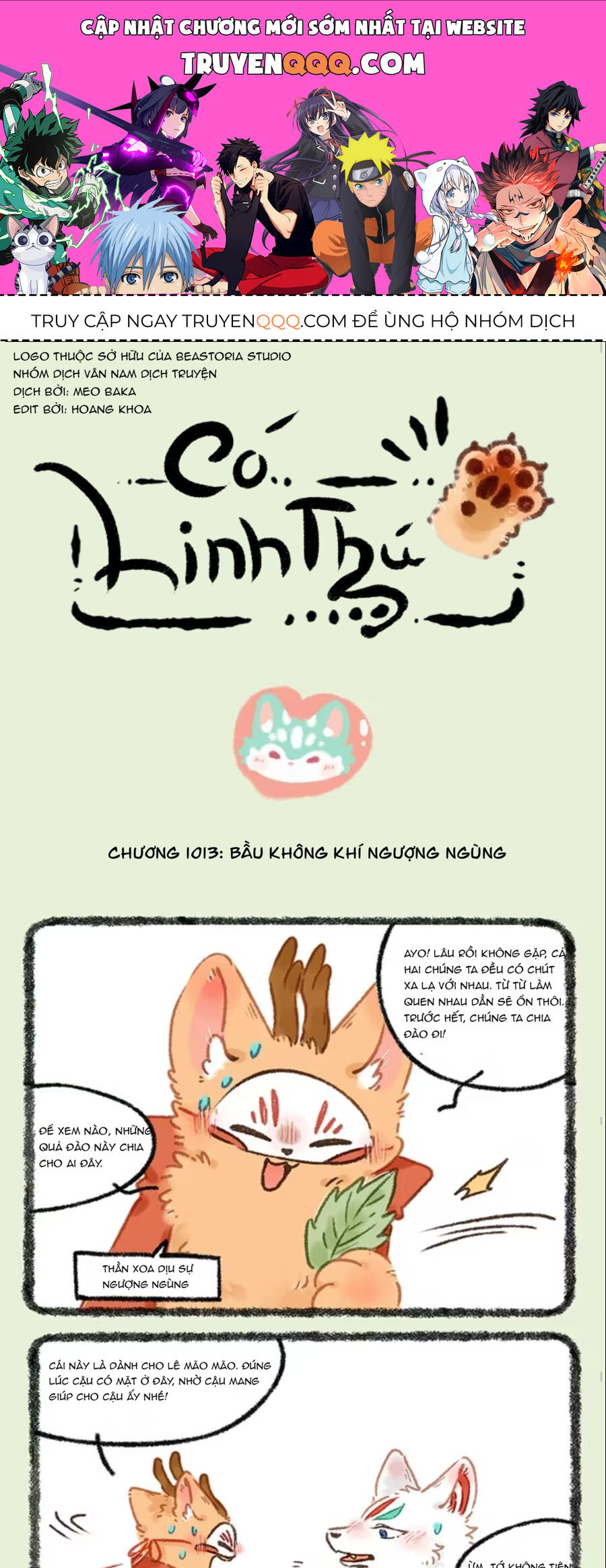 Có Linh Thú Chap 1013 - Next Chap 1014