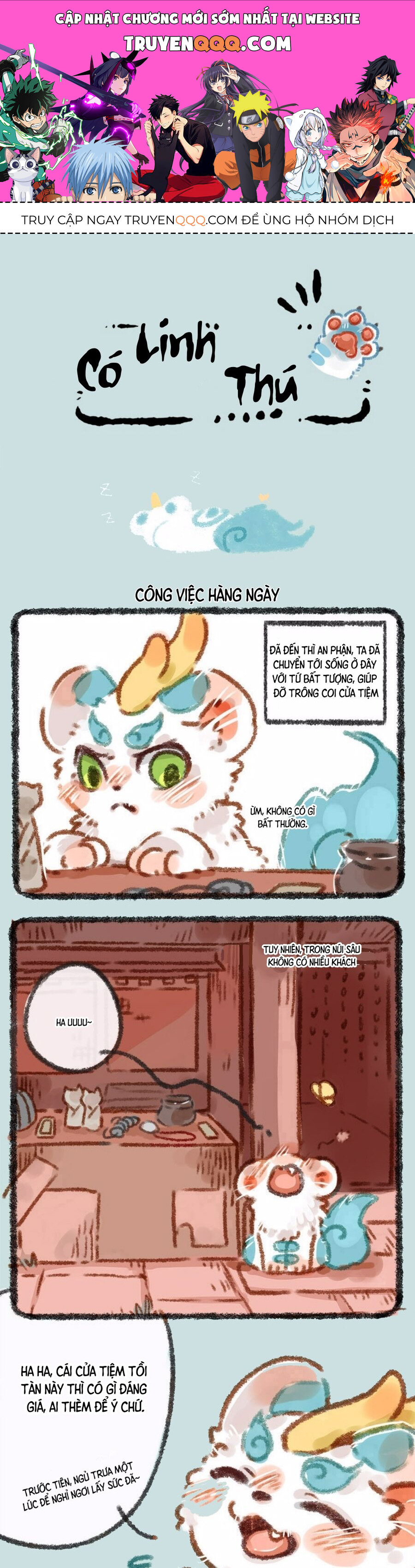 Có Linh Thú Chap 4 - Next Chap 5
