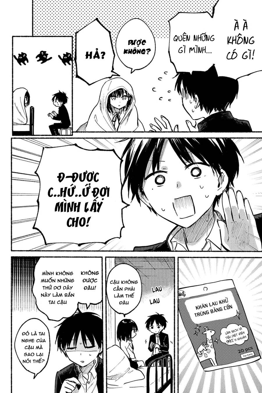Cô Nàng Mèo Ngủ Gật Và Chàng Trai Hướng Nội Chap 10 - Next Chap 11