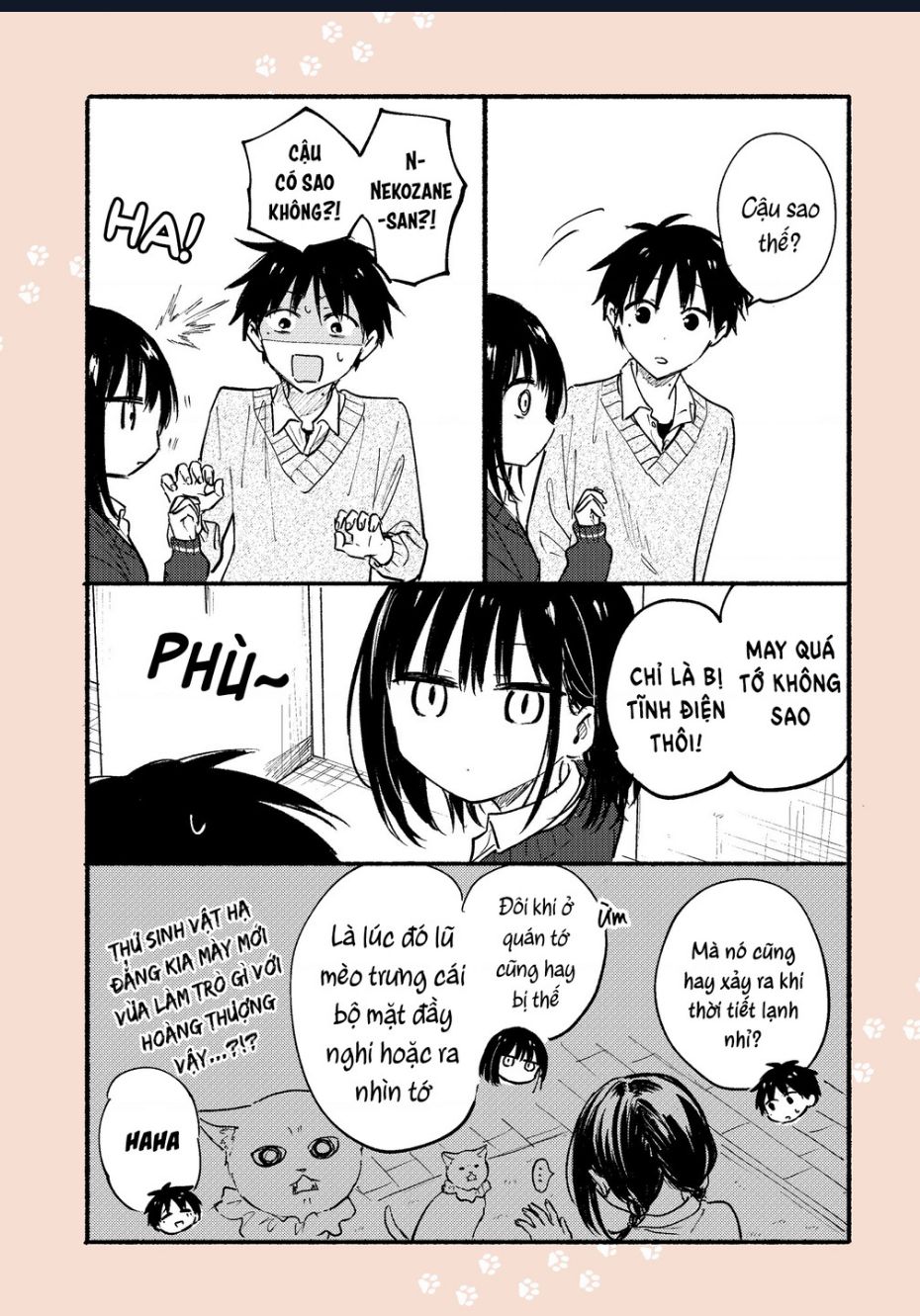 Cô Nàng Mèo Ngủ Gật Và Chàng Trai Hướng Nội Chap 23 - Next Chap 24