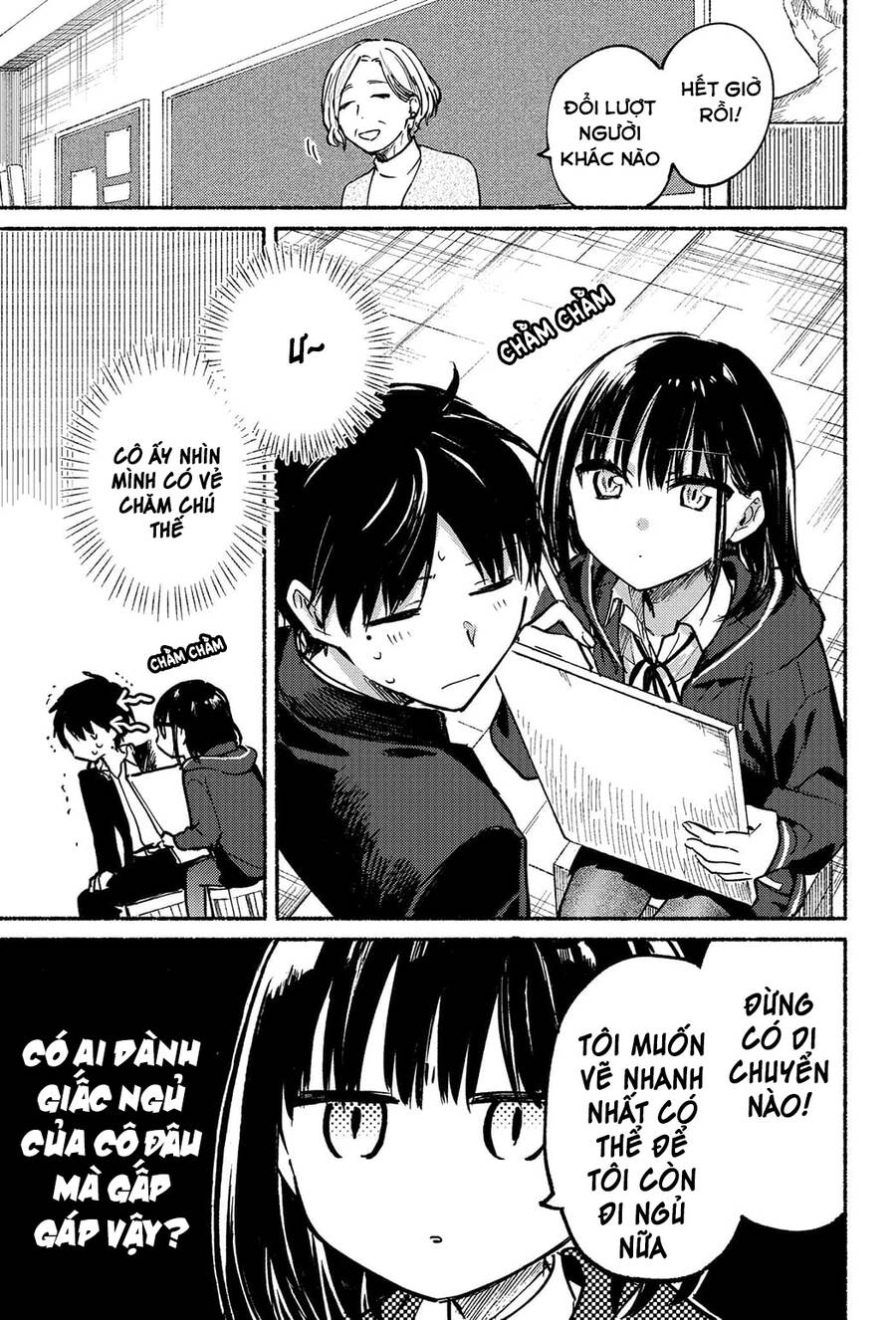 Cô Nàng Mèo Ngủ Gật Và Chàng Trai Hướng Nội Chap 4 - Next Chap 5