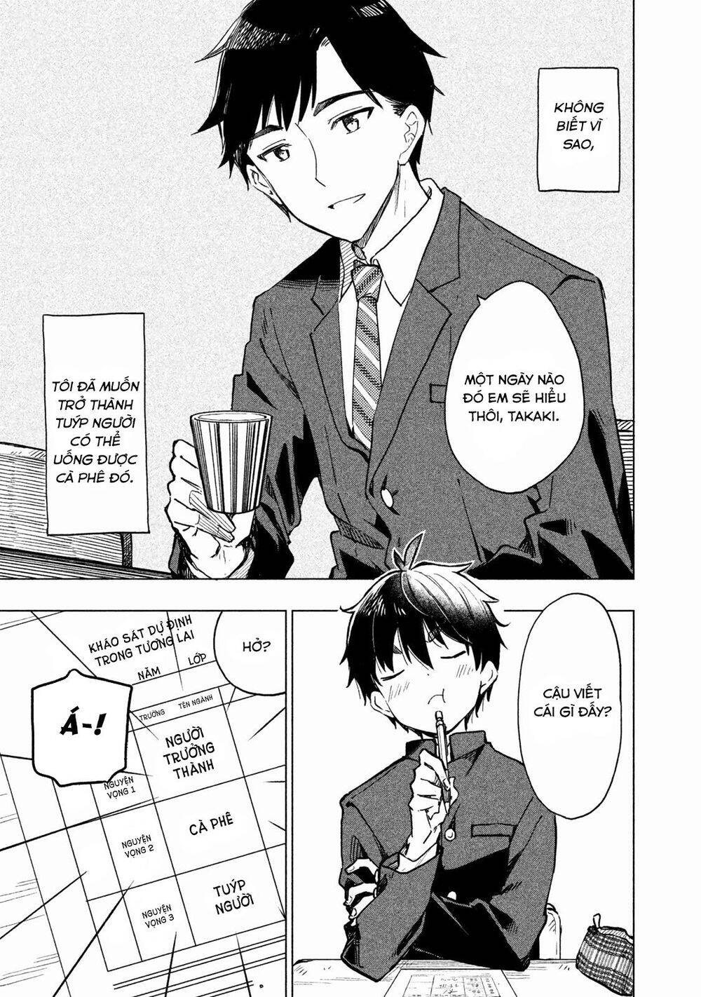 Coffee Wo Shizuka Ni Chap 1 - Next Chap 2