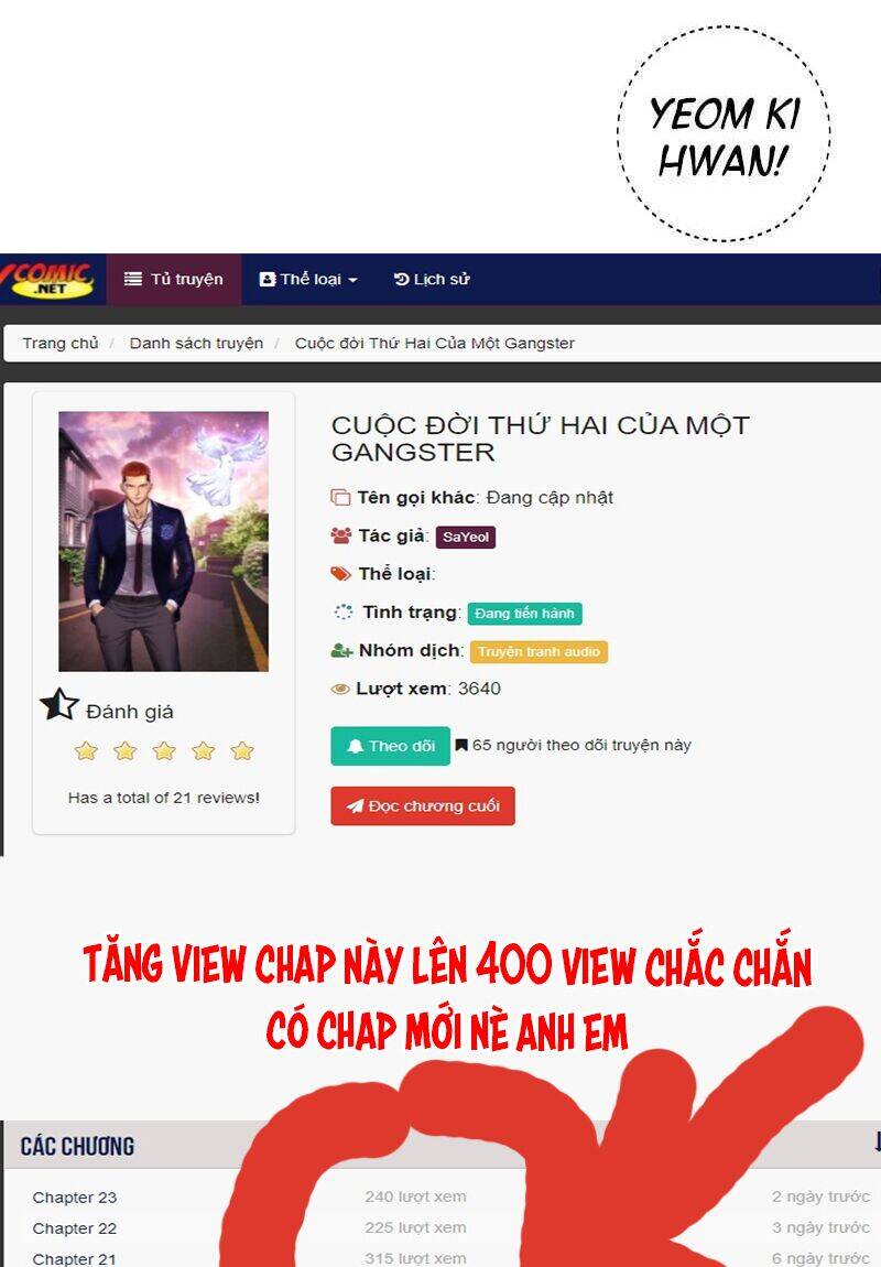 Cuộc Đời Thứ Hai Của Một Gangster Chap 24 - Next Chap 25