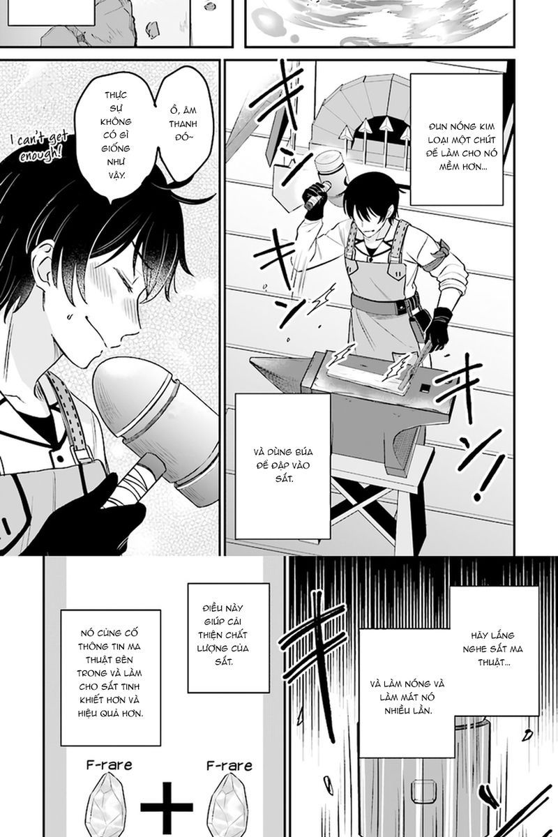 Cuộc Sống Hằng Ngày Của Thợ Rèn Hoàng Gia Sau Khi Bị Trục Xuất Chap 3 - Next Chap 4