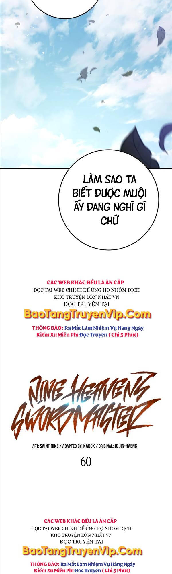 Cửu Thiên Kiếm Pháp Chap 60 - Next Chap 61