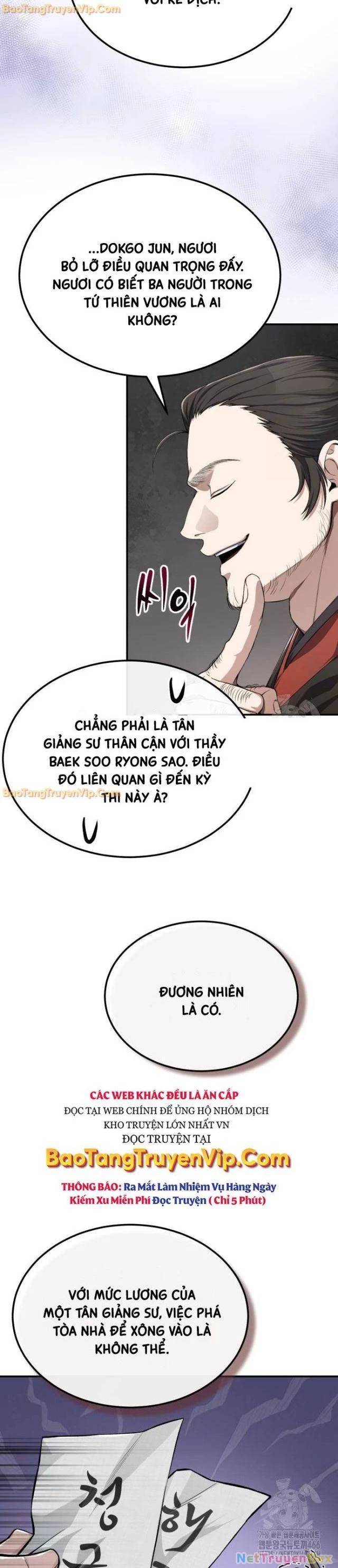 Đệ Nhất Võ Sư, Baek Cao Thủ Chap 102 - Next Chap 103