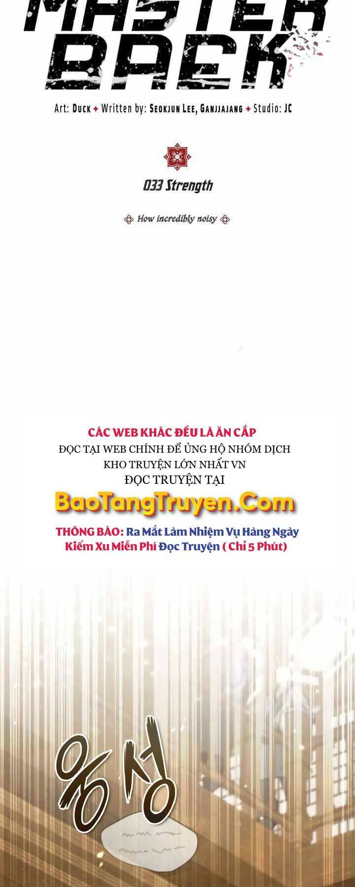 Đệ Nhất Võ Sư, Baek Cao Thủ Chap 33 - Next Chap 34