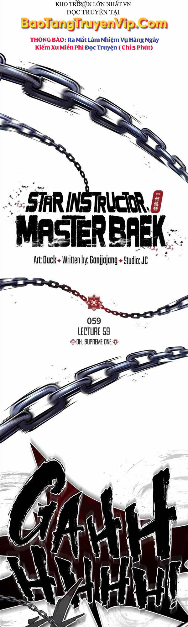 Đệ Nhất Võ Sư, Baek Cao Thủ Chap 59 - Next Chap 60