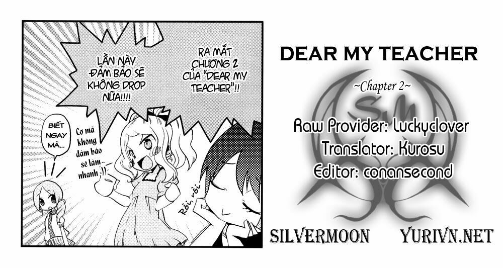 Dear My Teacher Chap 2 - Next Chap 3