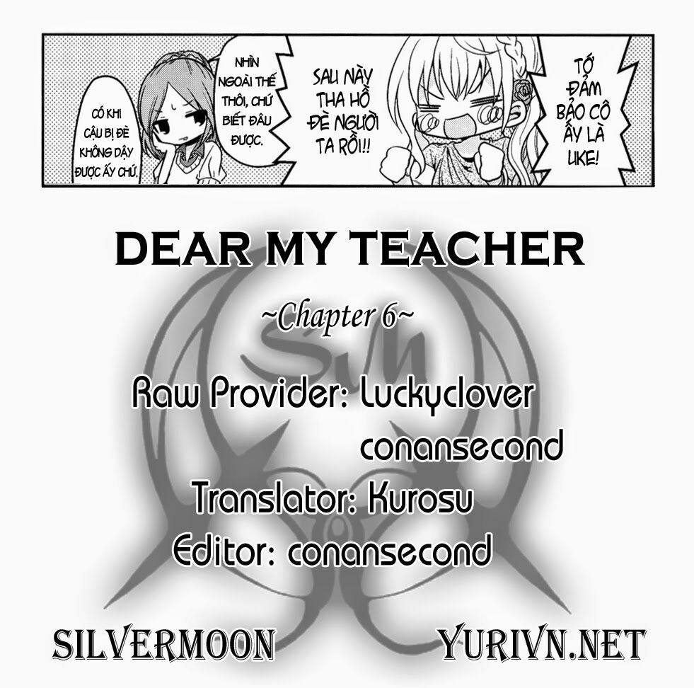 Dear My Teacher Chap 6 - Next Chap 7