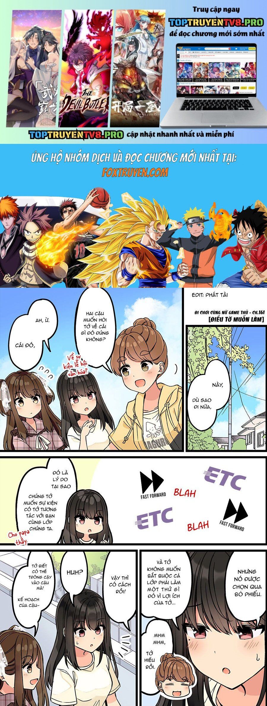 Đi Chơi Cùng Nữ Game Thủ Chap 161 - Next Chap 162