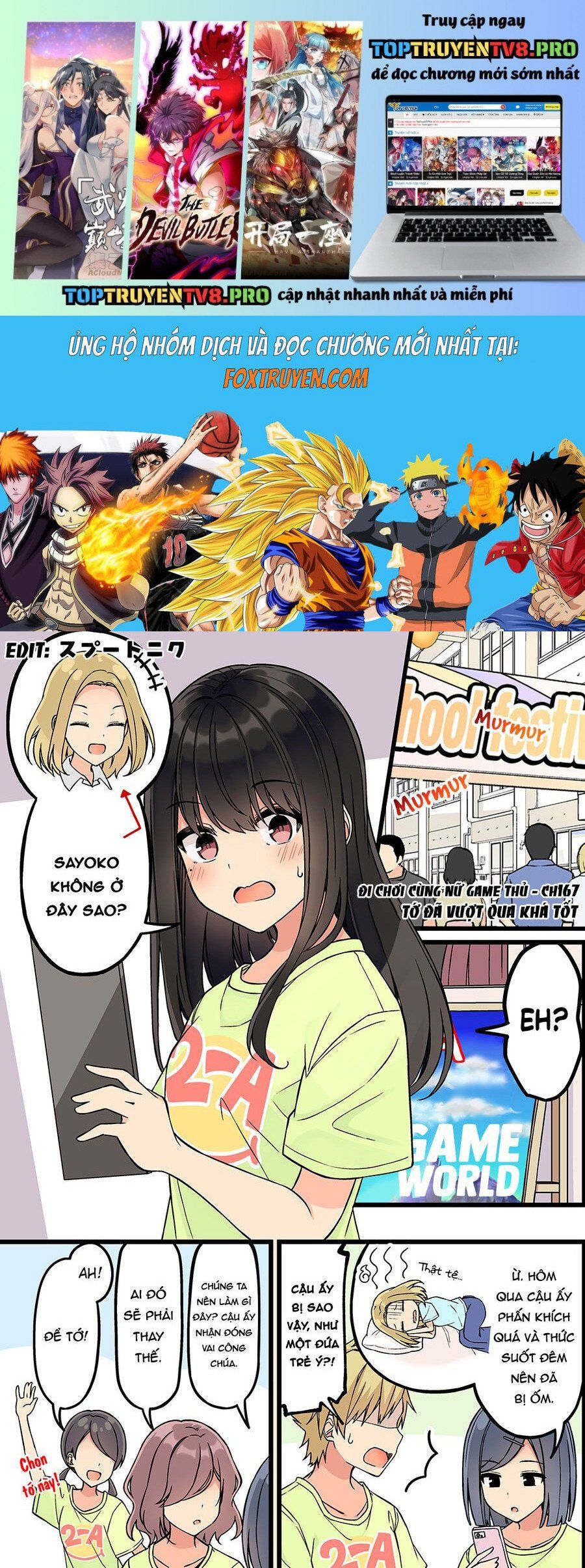 Đi Chơi Cùng Nữ Game Thủ Chap 167 - Next Chap 168