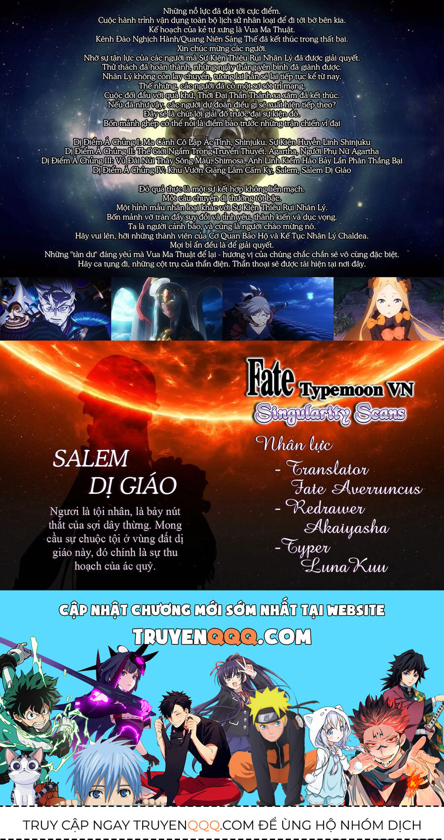Dị Điểm Á Chủng Iv - Khu Vườn Giáng Lâm Cấm Kỵ Salem - Salem Dị Giáo Chap 51 - Next Chap 52