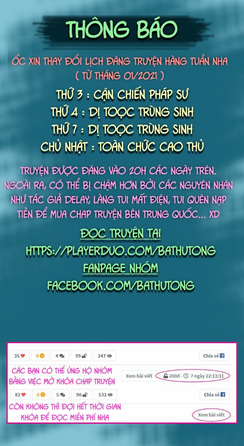 Dị Tộc Trùng Sinh Chap 155 - Next Chap 156