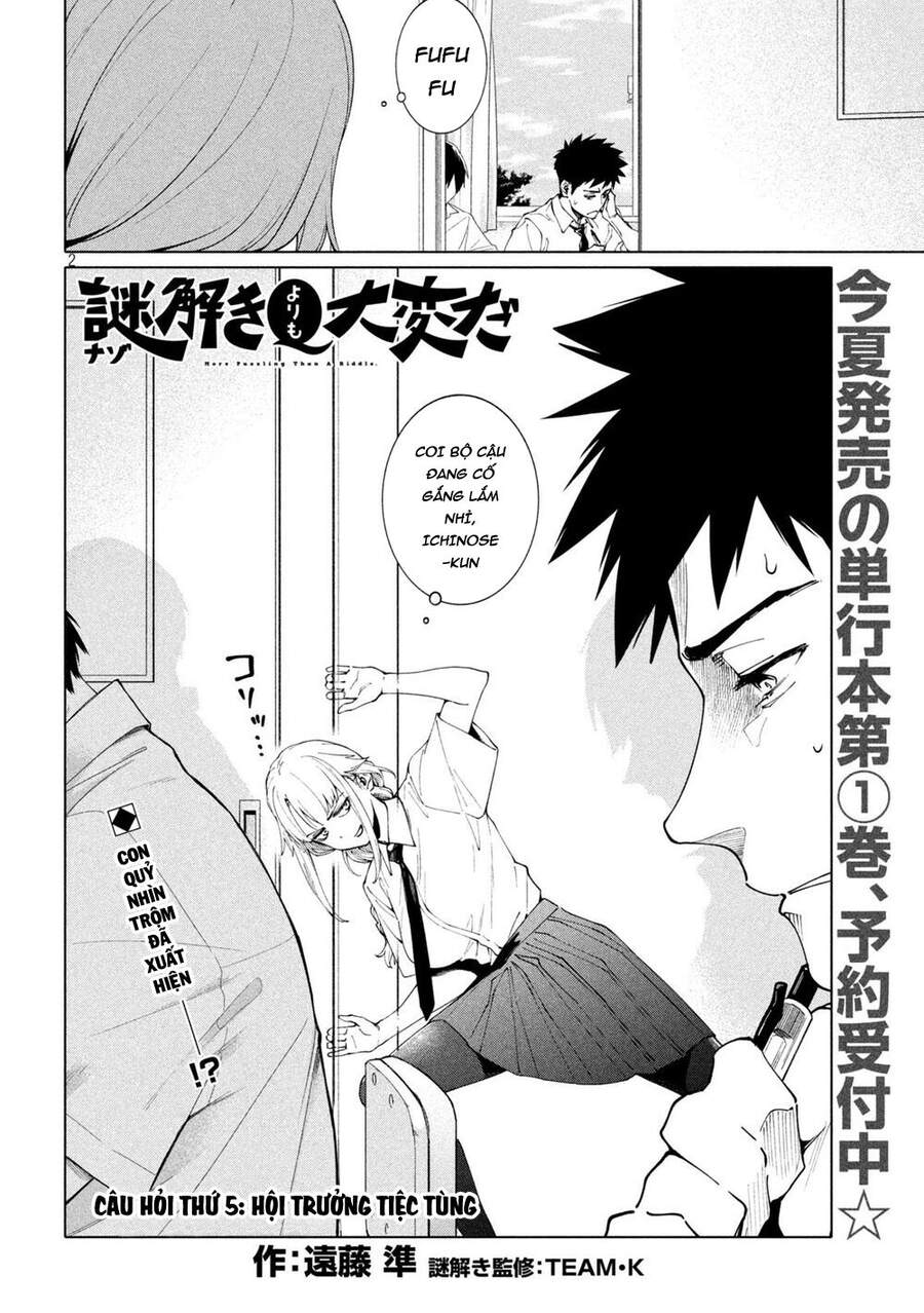 Điều Còn Khó Hơn Cả Việc Giải Đố Chap 5 - Next Chap 6