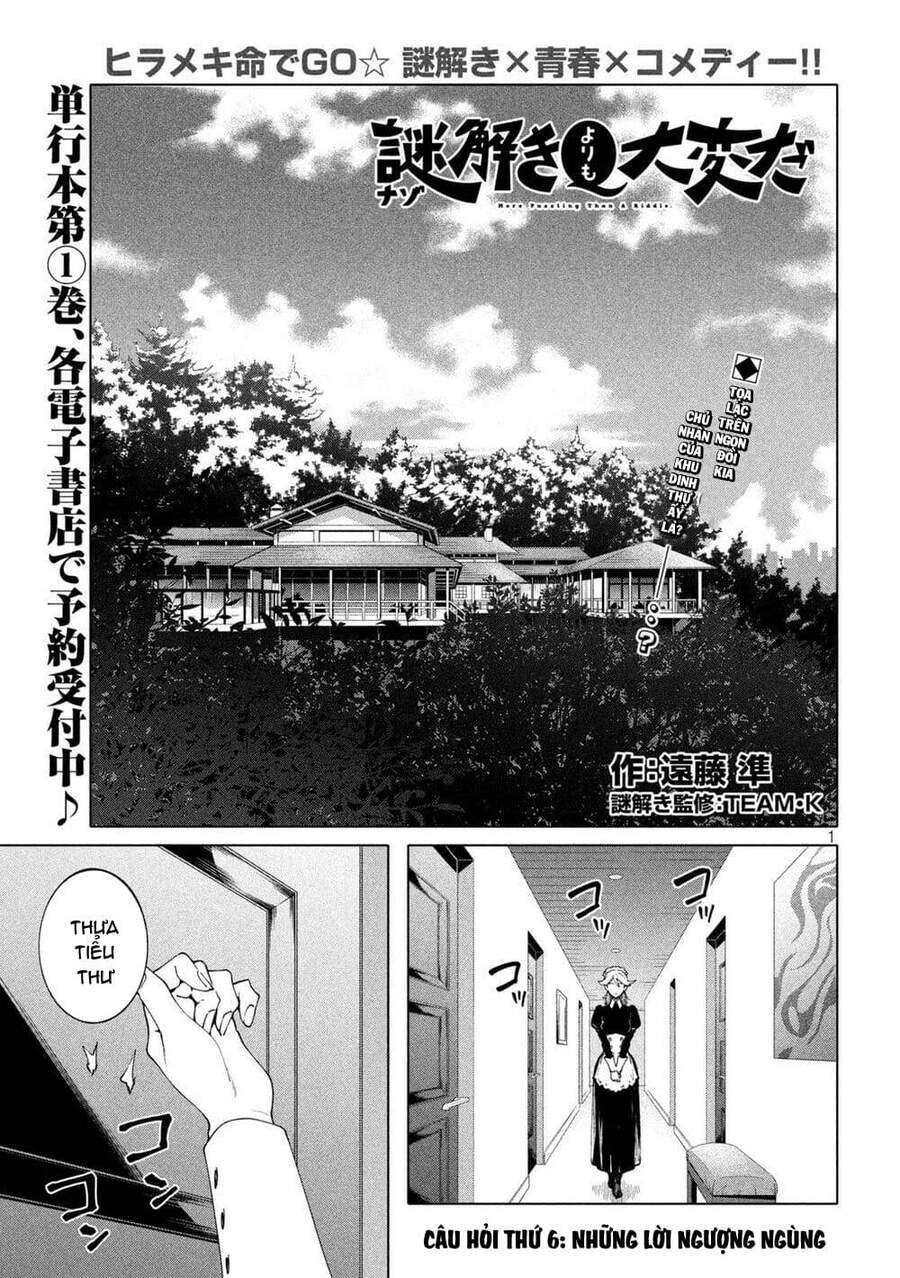 Điều Còn Khó Hơn Cả Việc Giải Đố Chap 6 - Next Chap 7