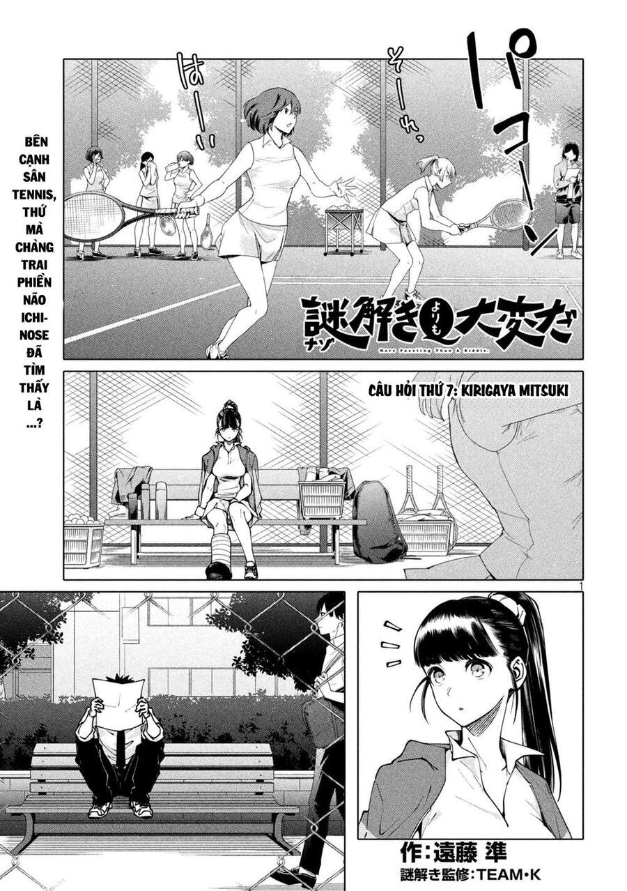 Điều Còn Khó Hơn Cả Việc Giải Đố Chap 7 - Next Chap 8