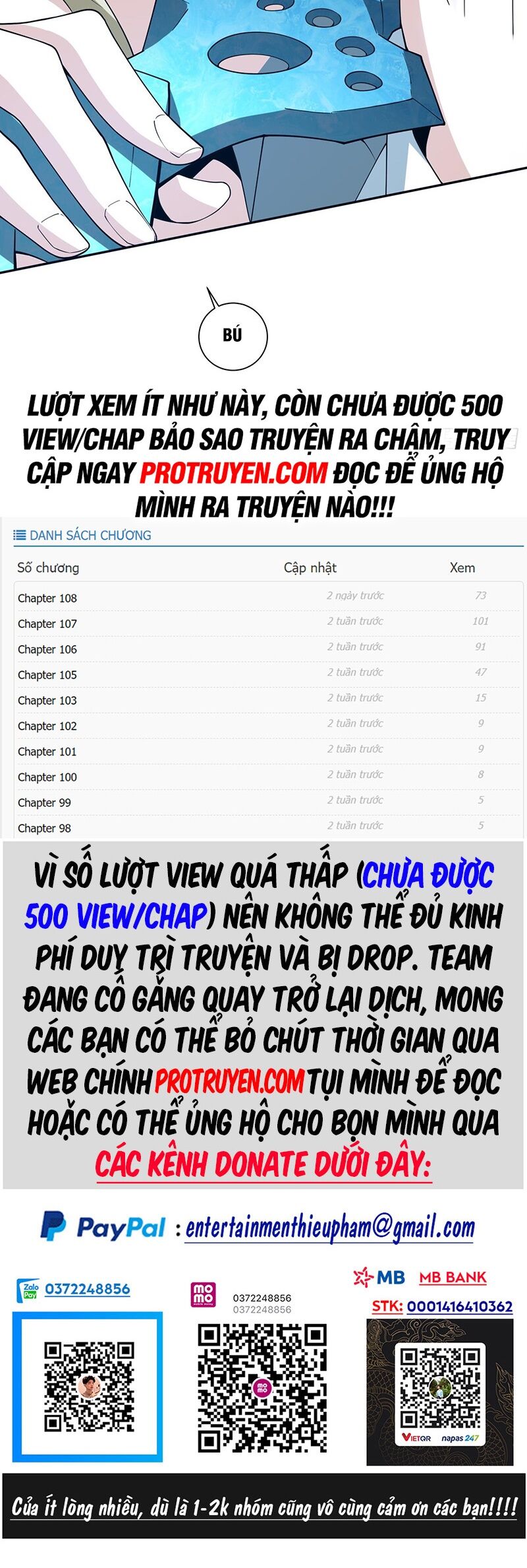 Đồ Đệ Của Ta Đều Là Đại Phản Phái Chap 107 - Next Chap 108