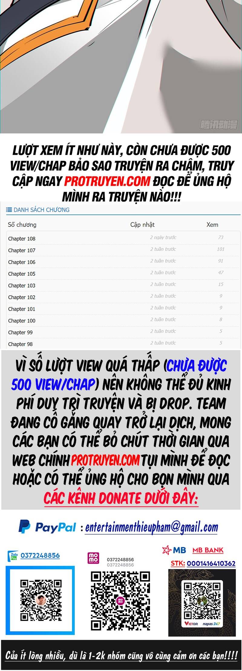 Đồ Đệ Của Ta Đều Là Đại Phản Phái Chap 110 - Next Chap 111