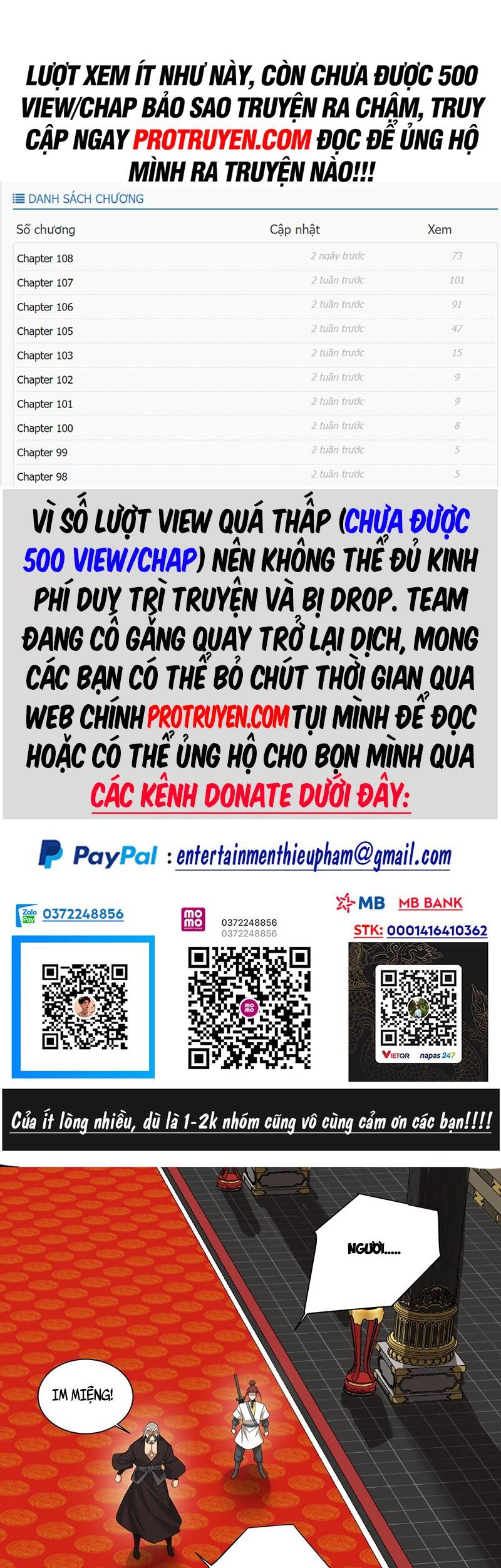Đồ Đệ Của Ta Đều Là Đại Phản Phái Chap 111 - Next Chap 112