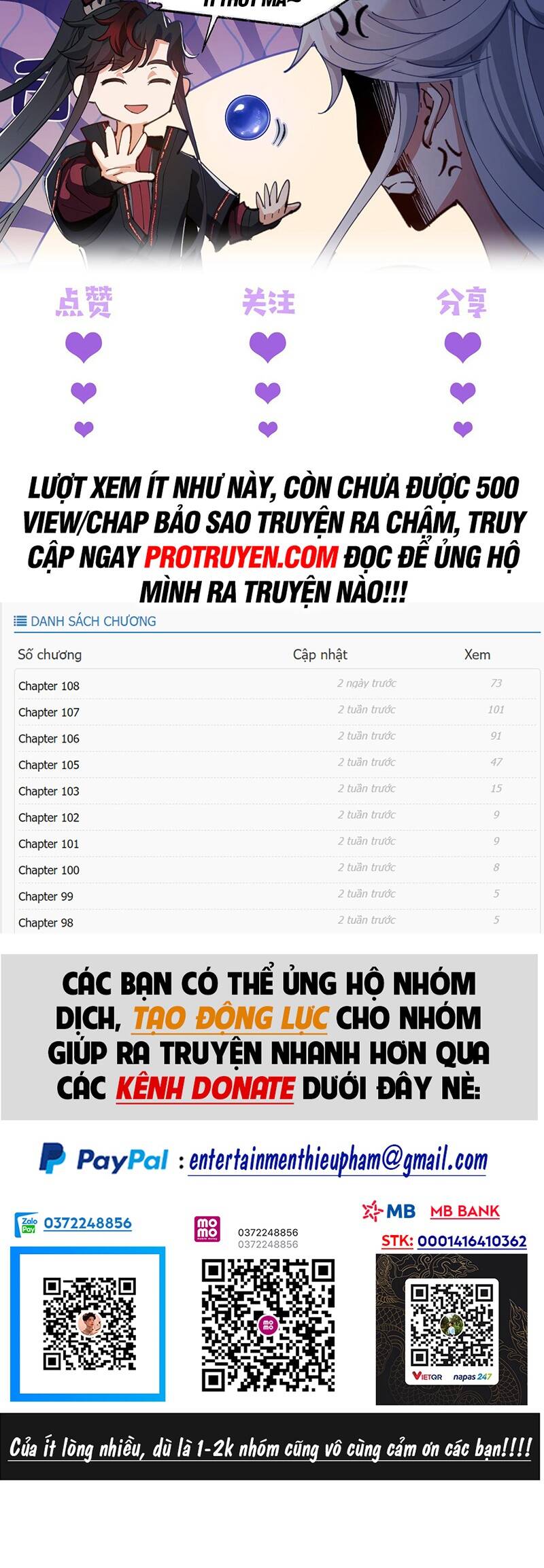 Đồ Đệ Của Ta Đều Là Đại Phản Phái Chap 131 - Next Chap 132