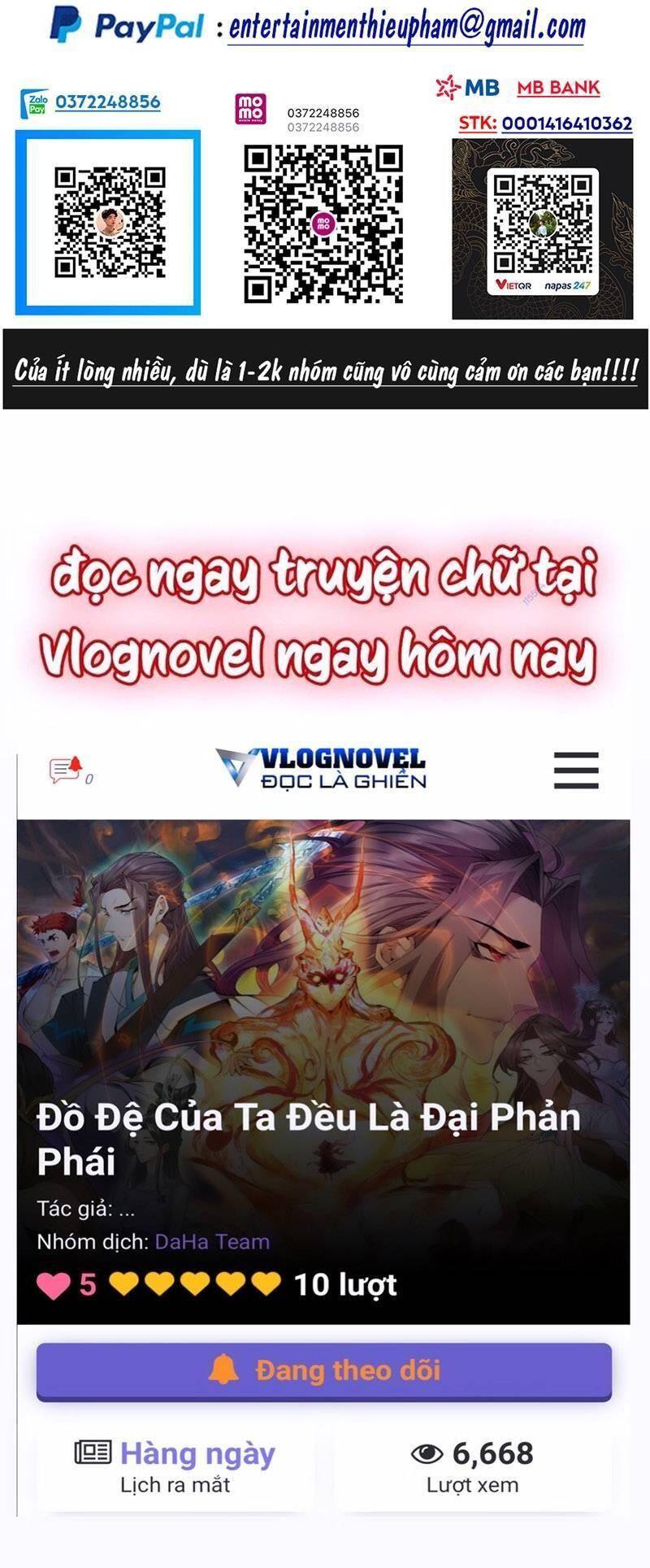 Đồ Đệ Của Ta Đều Là Đại Phản Phái Chap 38 - Next Chap 39