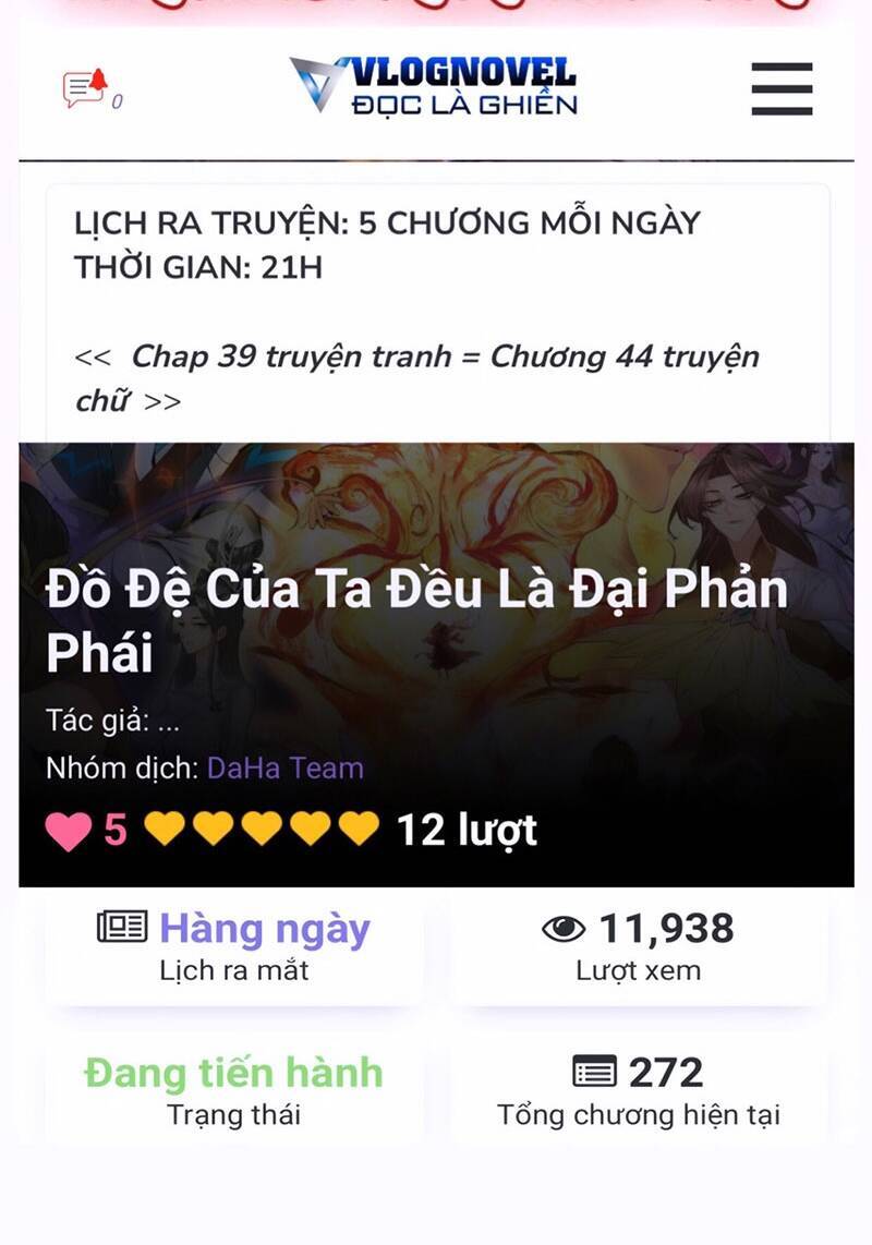 Đồ Đệ Của Ta Đều Là Đại Phản Phái Chap 42 - Next Chap 43
