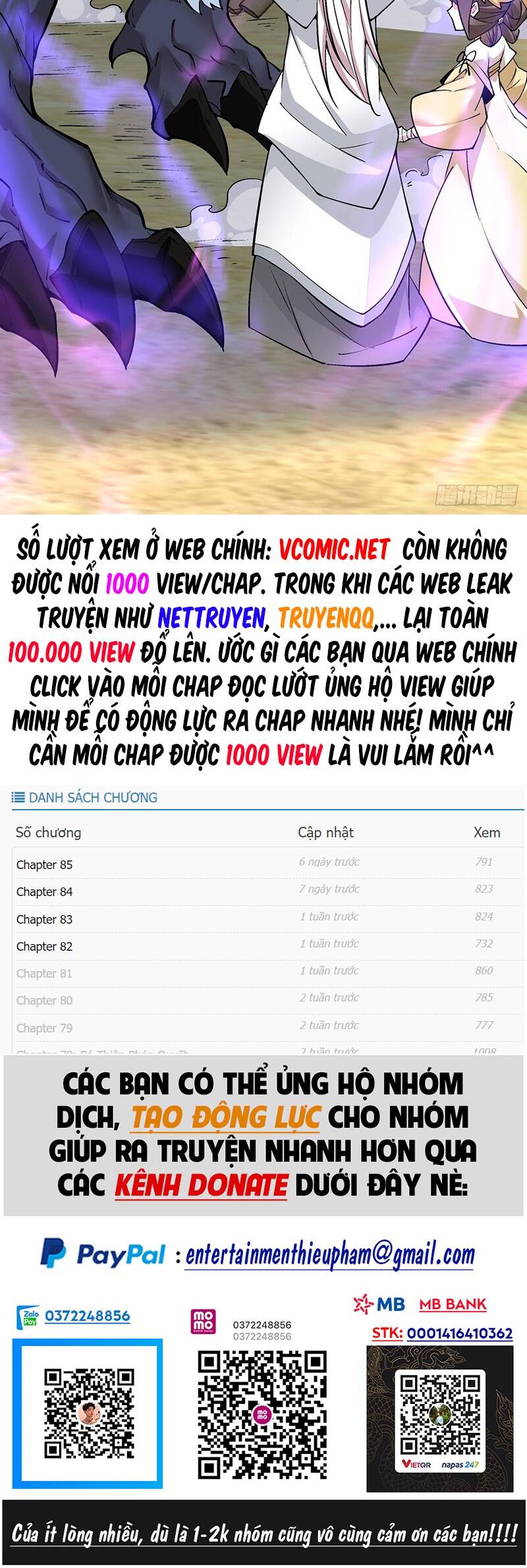 Đồ Đệ Của Ta Đều Là Đại Phản Phái Chap 57 - Next Chap 58