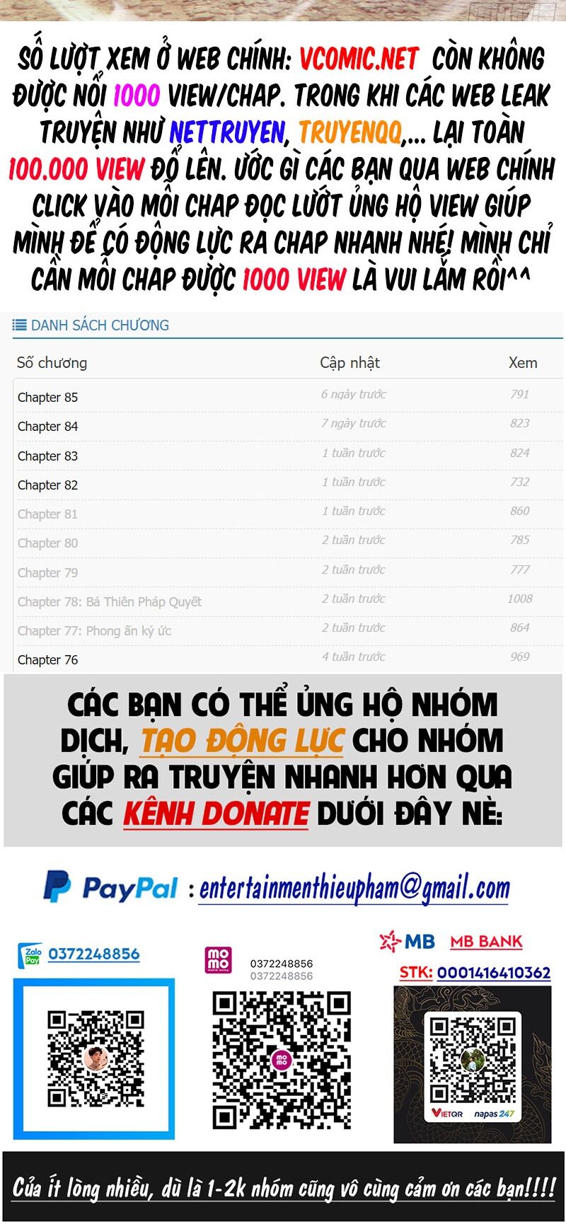 Đồ Đệ Của Ta Đều Là Đại Phản Phái Chap 61 - Next Chap 62