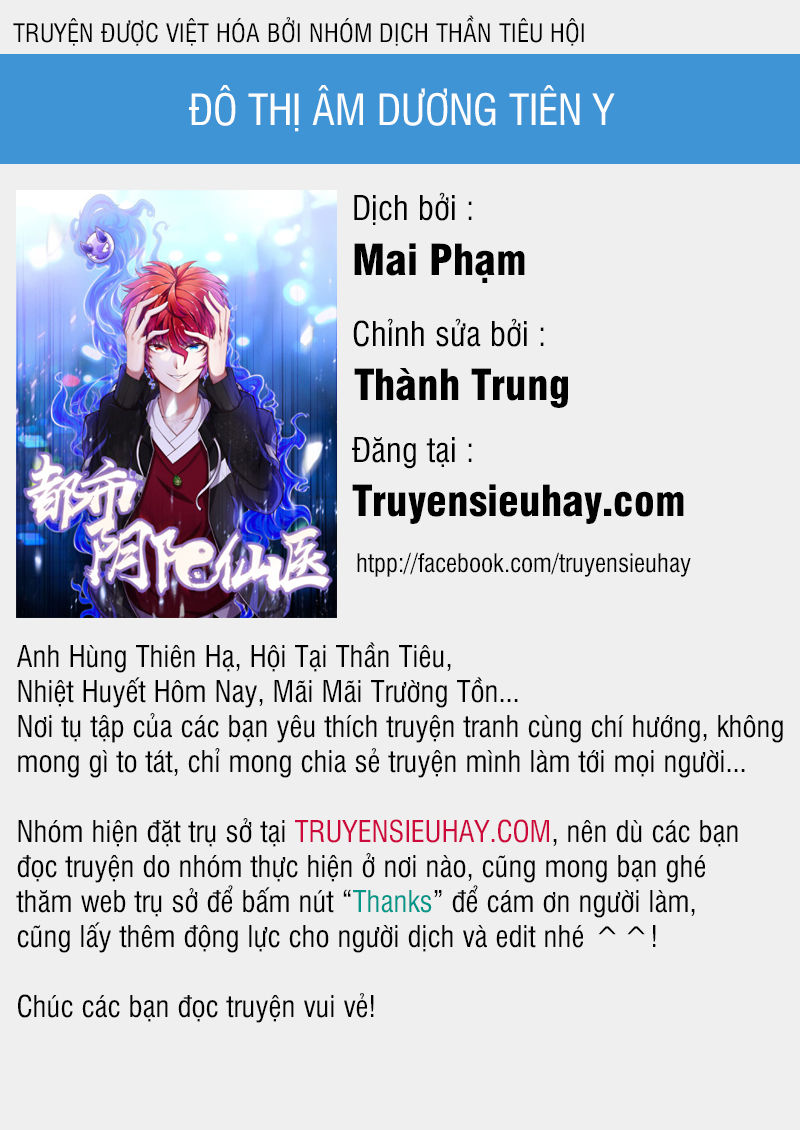 Đô Thị Âm Dương Tiên Y Chap 1 - Next Chap 2