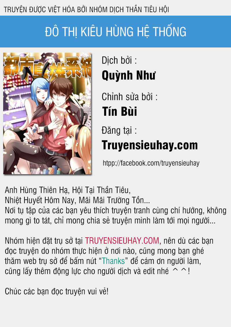 Đô Thị Kiêu Hùng Hệ Thống Chap 140 - Next Chap 141