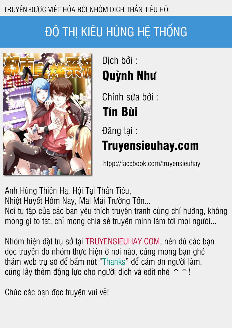 Đô Thị Kiêu Hùng Hệ Thống Chap 94 - Next Chap 95