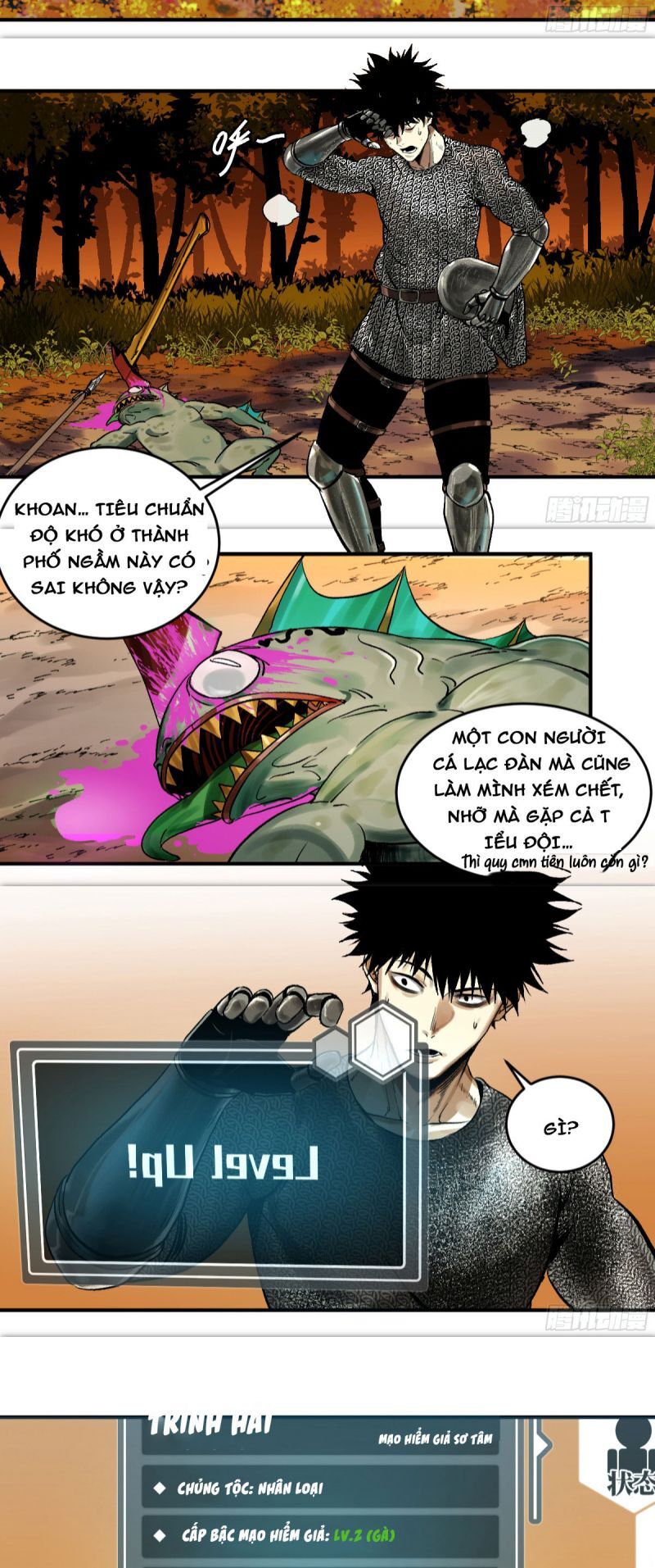 Đồng Hành Cùng Tử Vong: Bắt Đầu Với Ngư Nhân Địa Hạ Thành Chap 2 - Next Chap 3