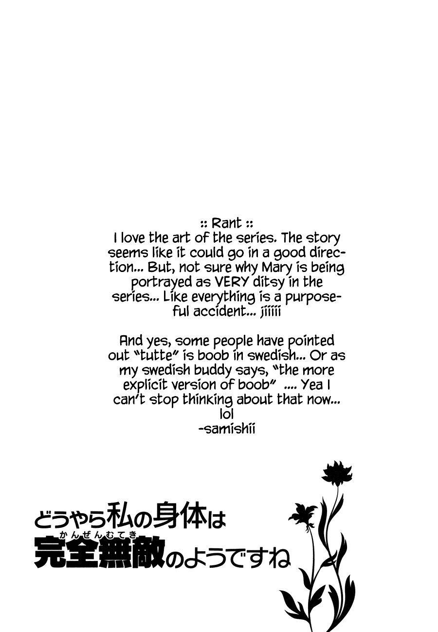 Douyara Watashi No Karada Wa Kanzen Muteki No You Desu Ne Chap 112 - Next Chap 113