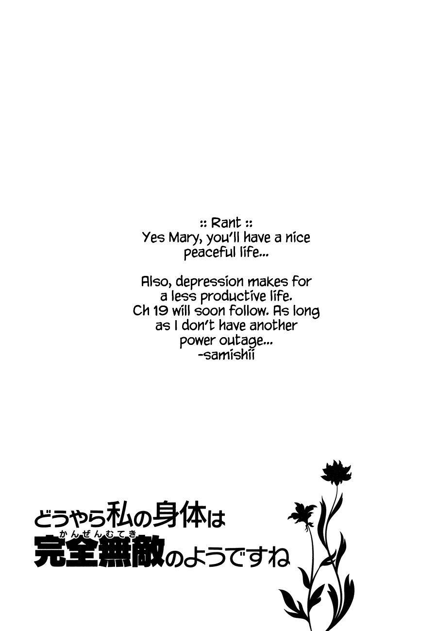 Douyara Watashi No Karada Wa Kanzen Muteki No You Desu Ne Chap 185 - Next Chap 186