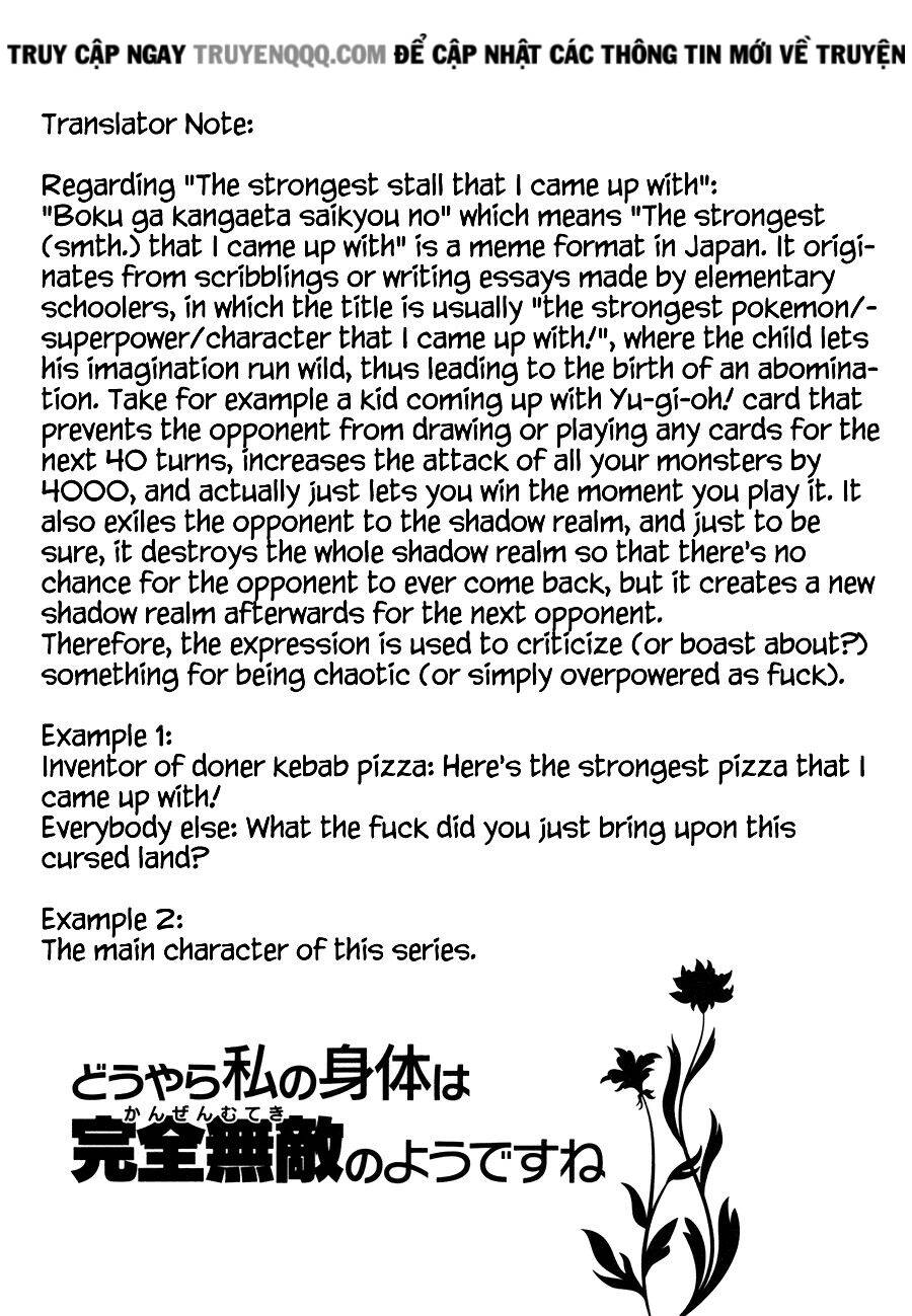 Douyara Watashi No Karada Wa Kanzen Muteki No You Desu Ne Chap 195 - Next Chap 196