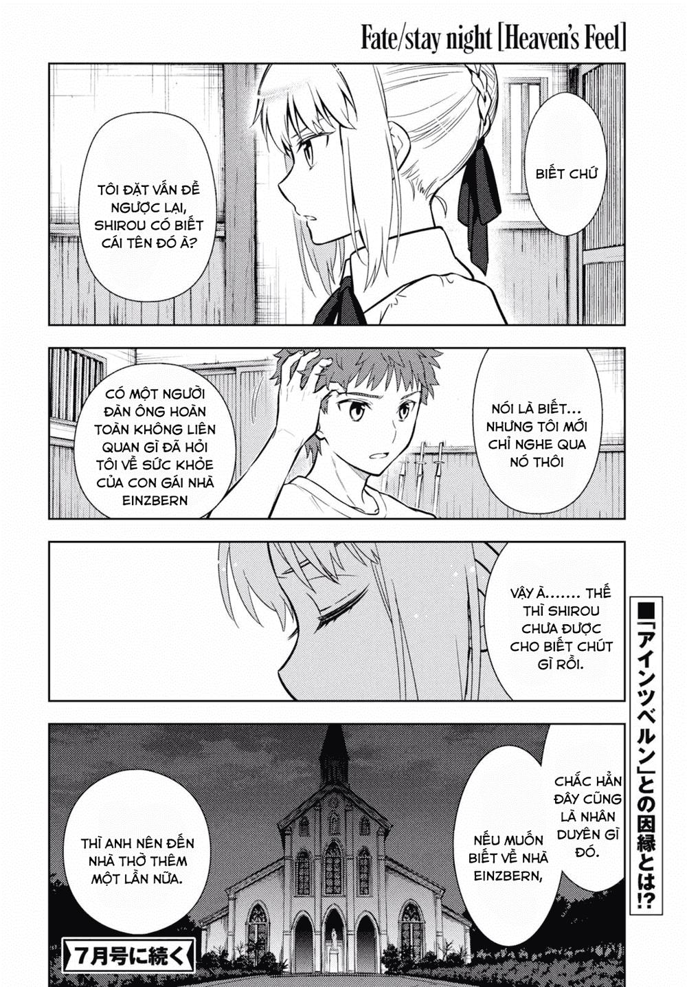 Fate/Stay Night Heaven's Feel Chap 13 - Next Chap 14
