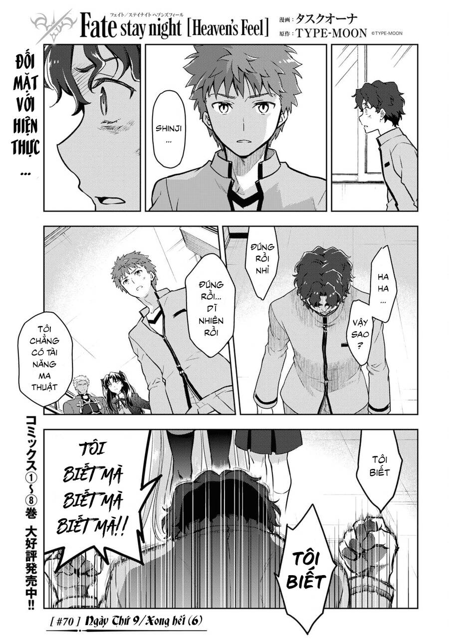 Fate/Stay Night Heaven's Feel Chap 70 - Next Chap 71