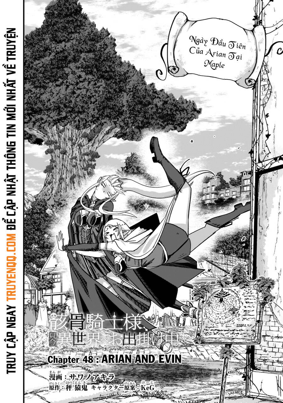Gaikotsu Kishi-Sama, Tadaima Isekai E O Dekake-Chu Chap 48 - Next Chap 49