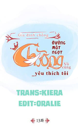 Gia Đình Chồng Vô Cùng Yêu Thích Tôi Chap 13 - Next Chap 14