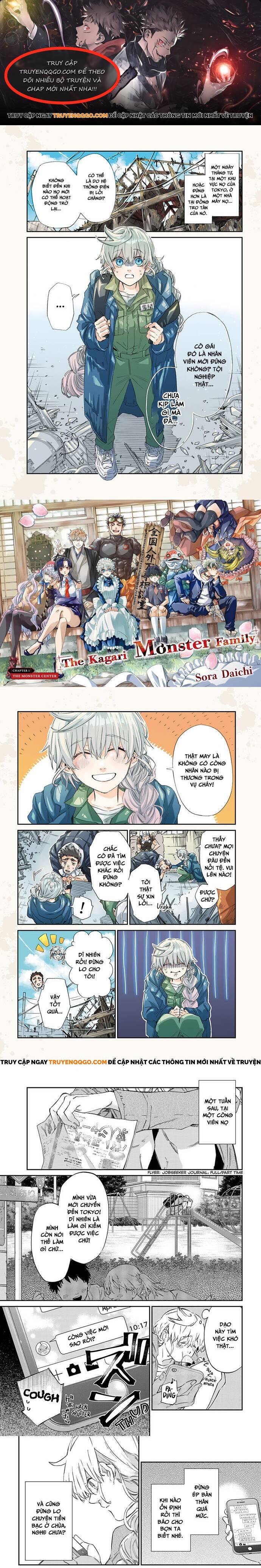 Gia Đình Quái Vật Kagari Chap 1 - Next Chap 2