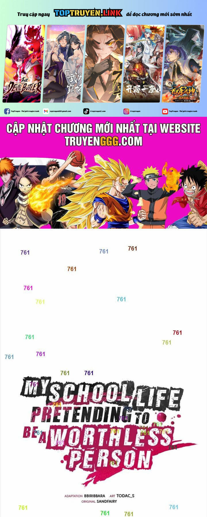 Giả Vờ Làm Kẻ Vô Dụng Ở Học Đường Chap 80 - Next Chap 81