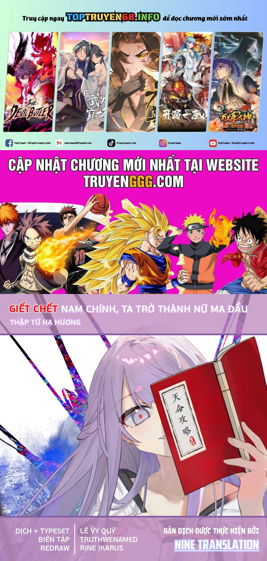 Giết Chết Nam Chính, Ta Trở Thành Nữ Ma Đầu. Chap 3 - Next Chap 4