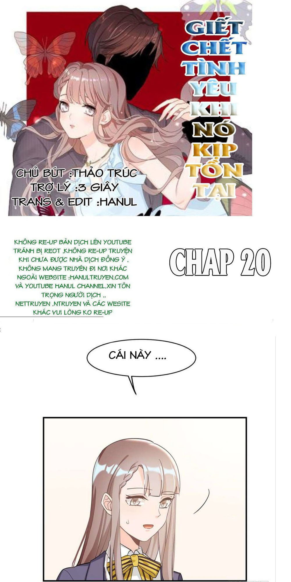Giết Em Trước Khi Tình Yêu Tồn Tại Chap 20 - Next Chap 21