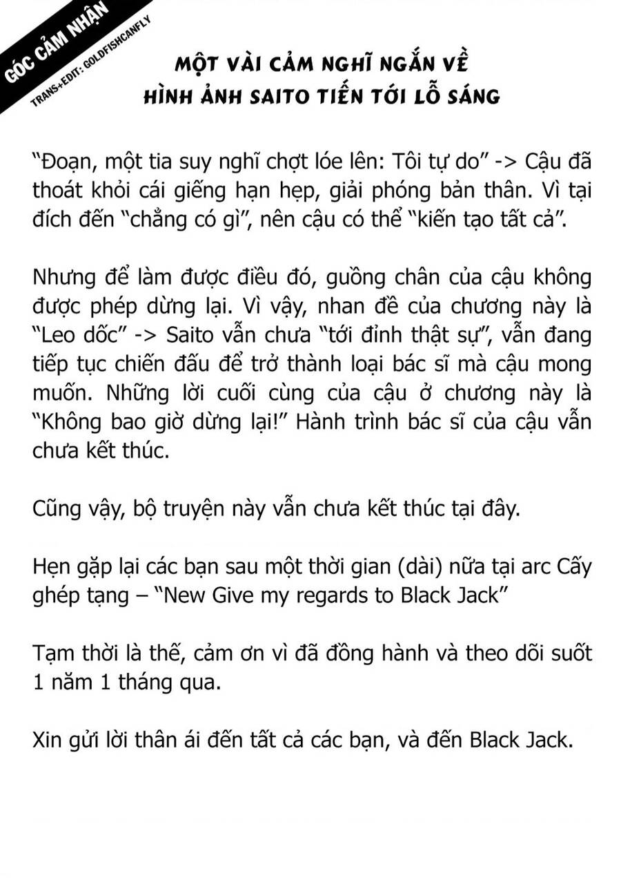 Give My Regards To Black Jack Chap 127 - Next Chap 128