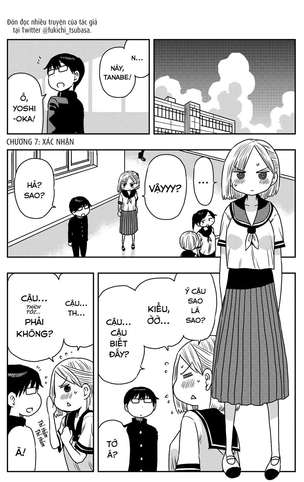 Gokigen Naname No Yoshioka-San Chap 7 - Next Chap 8