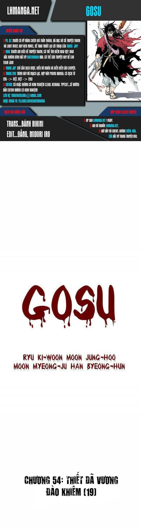 Gosu Chap 54 - Next Chap 55