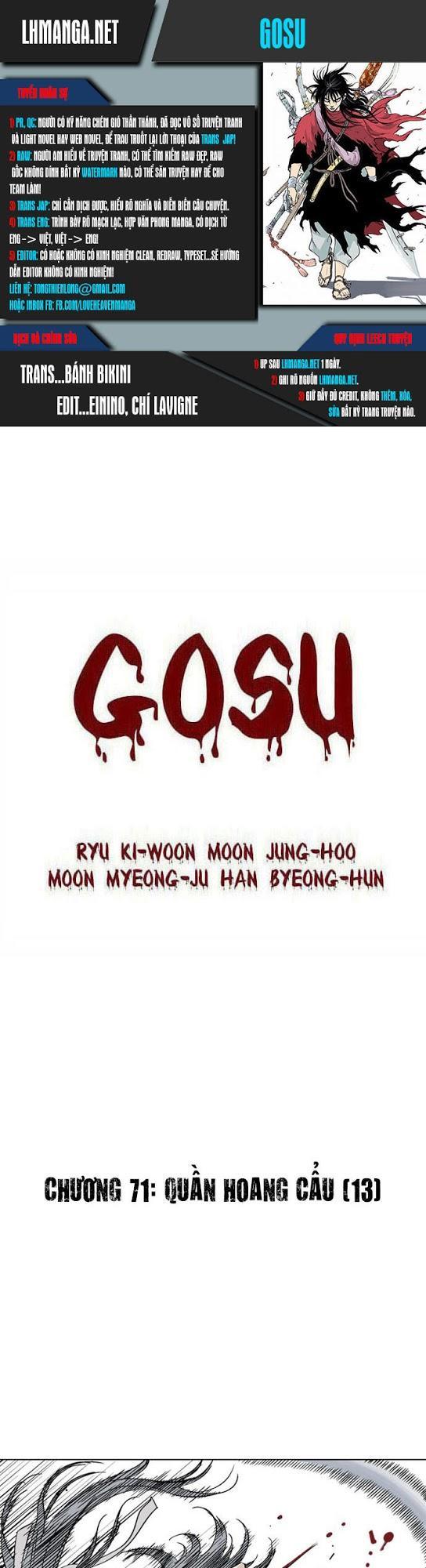 Gosu Chap 74 - Next Chap 75