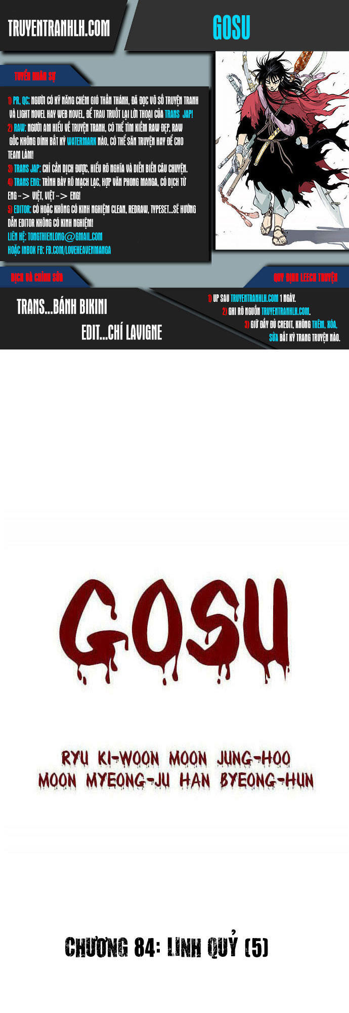 Gosu Chap 84 - Next Chap 85
