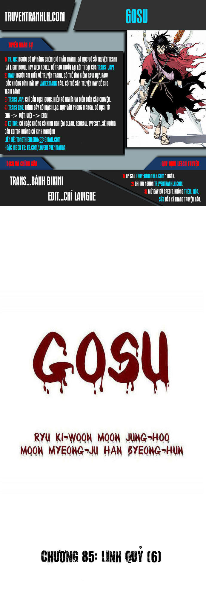 Gosu Chap 85 - Next Chap 86